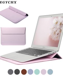 Manchon En Cuir PU Sac de Protection Pour Ordinateur Portable