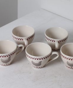Tasses à café décor poule