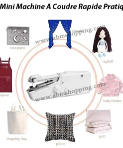 Mini Machine A Coudre Rapide Pratique Point Coudre Couture Sans Fil | Handy Stitch CS-101B