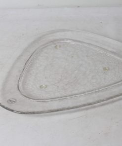 Assiette triangumaire Glasi Hergiswil