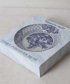 Assiette annuelle 2001  – Motif original Oignon bleu, Edition limitée numérotée  –   Porcelaine Tchèque