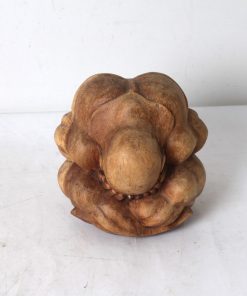 Sculpture en bois – Moine Yogi en pleurs