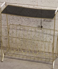 Porte-revues vintage en métal